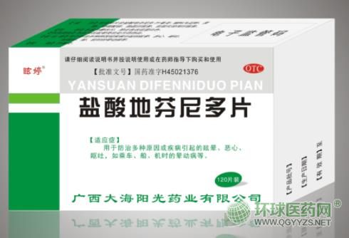 眩婷鹽酸地芬尼多片 眩婷鹽酸地芬尼多片