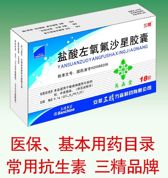 鹽酸左氧氟沙星膠囊