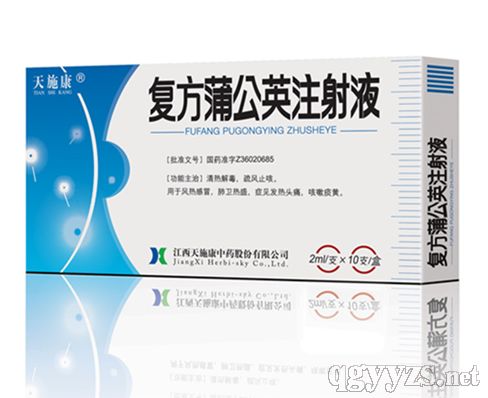 復(fù)方蒲公英注射液