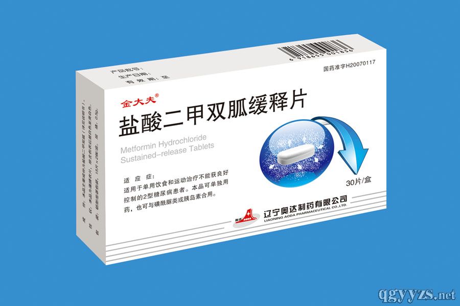 鹽酸二甲雙胍緩釋片