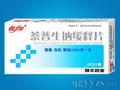 萘普生鈉緩釋片(佳加®)——綠色天然抗菌消炎