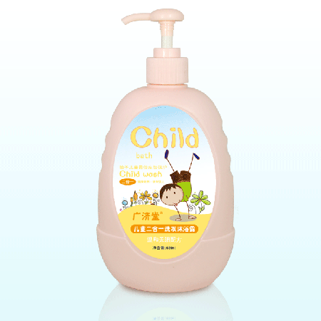 兒童二合一洗發(fā)沐浴露650ml