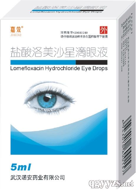 鹽酸洛美沙星滴眼液