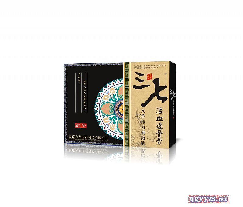 三七™活血透骨膏