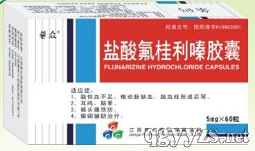 鹽酸氟桂利嗪膠囊
