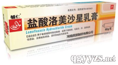鹽酸洛美沙星乳膏
