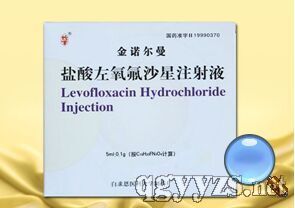 鹽酸左氧氟沙星注射液0.1g/5ml