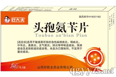 頭孢氨芐片24片