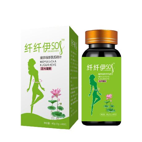 魔芋綠茶苦瓜荷葉壓片糖果