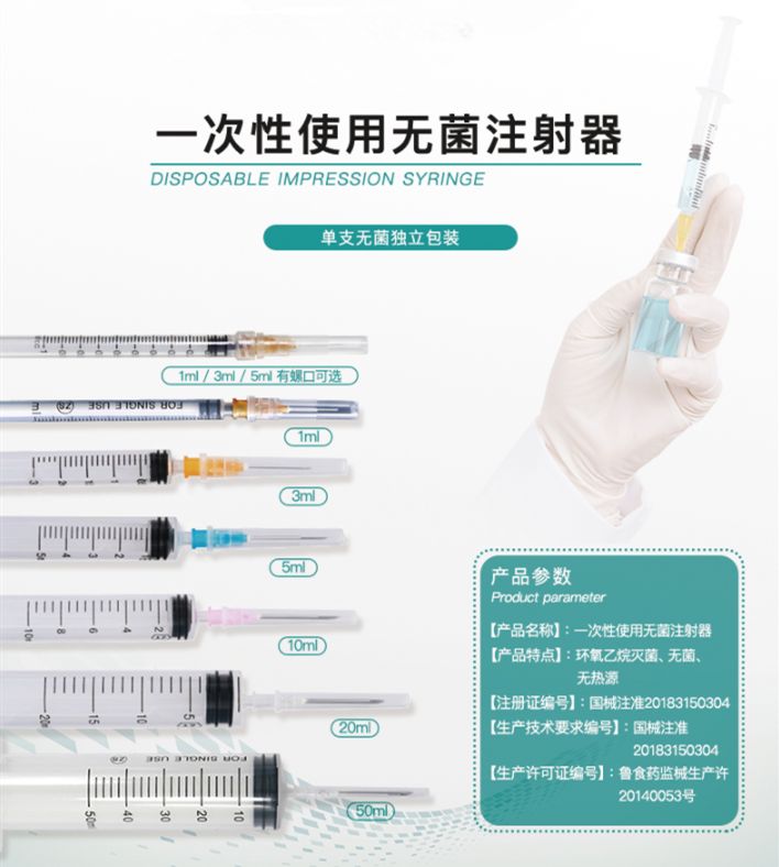 一次性使用無菌注射器