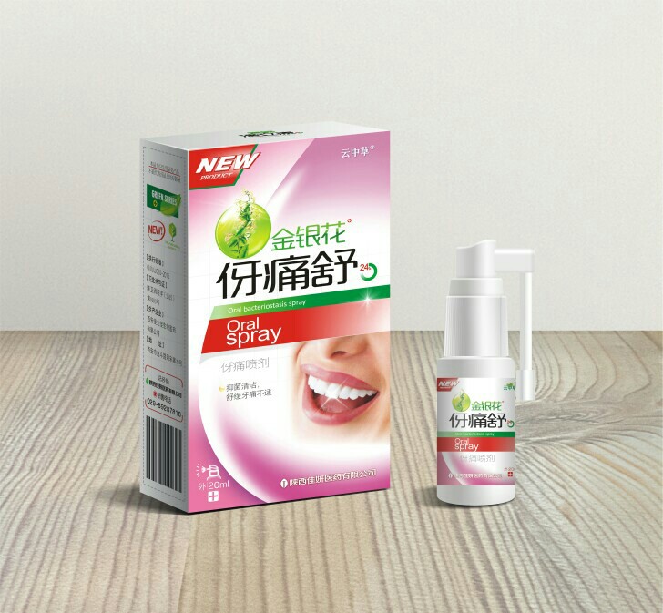 云中草金銀花伢痛舒噴劑